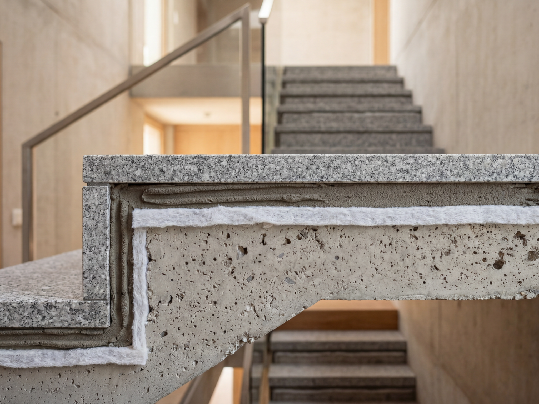 BTF Flüstermatte 4 mm Trittschalldämmung Treppe 32 dB
