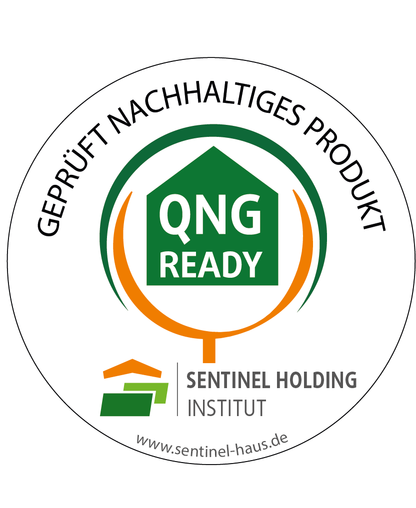 QNG Ready – geprüft nachhaltiges Produkt, Sentinel Holding Institut